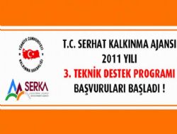 SERKA, üçüncü kez teknik destek verecek